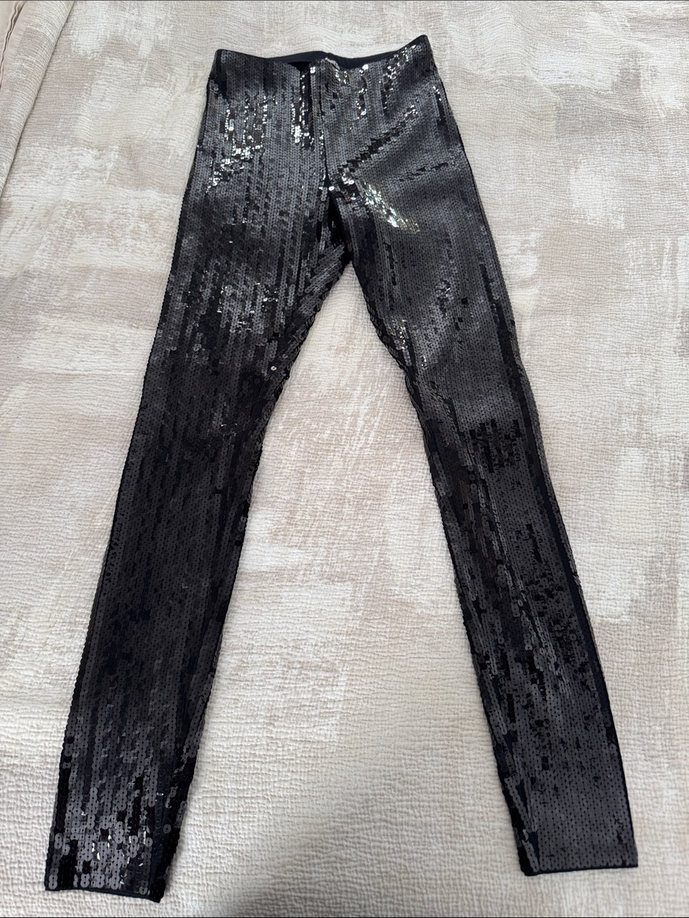 Express Black Sequin Jeggings